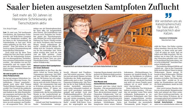 Bericht Ostsee-Zeitung